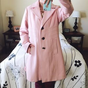 Pretty Pink Wool Coat | Worthington